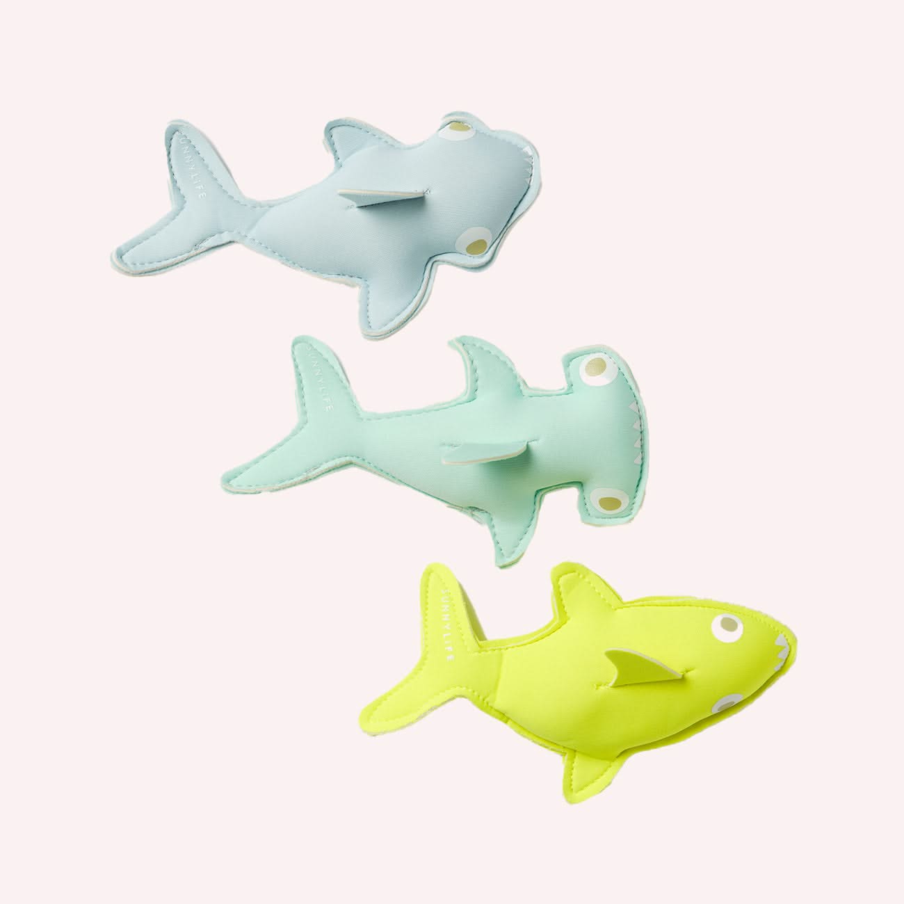 Salty the Shark Dive Buddies - Aqua Neon Yellow