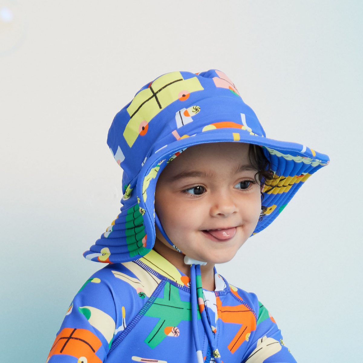 Swim Bucket Hat - Beep Beep