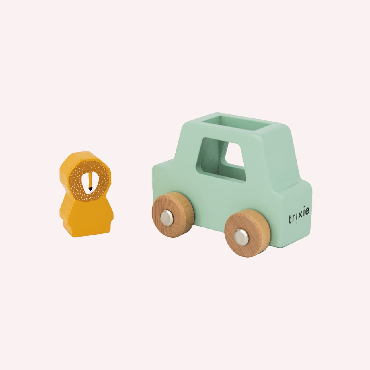 Wooden Animal Car Set
