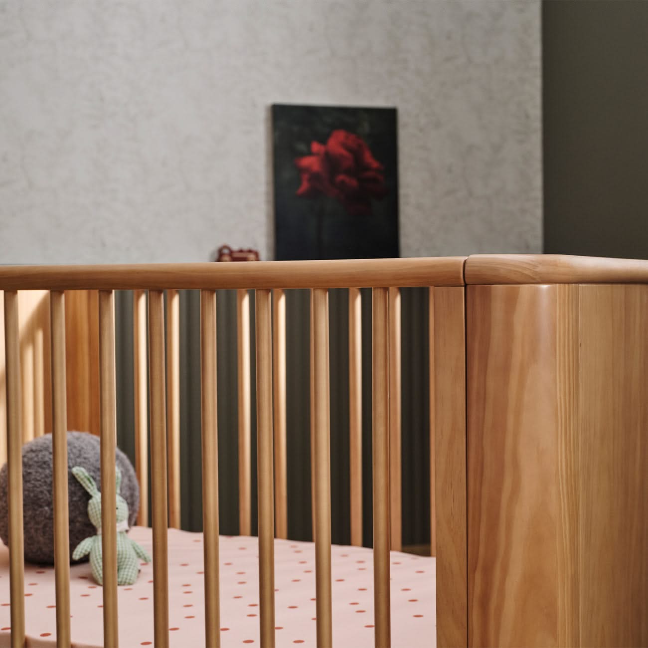 Seena Willow Cot - Sandstone