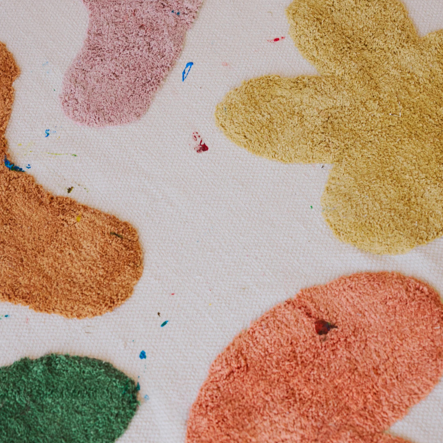 Washable Organic Cotton Cut Pile Rug - Imagination Multi