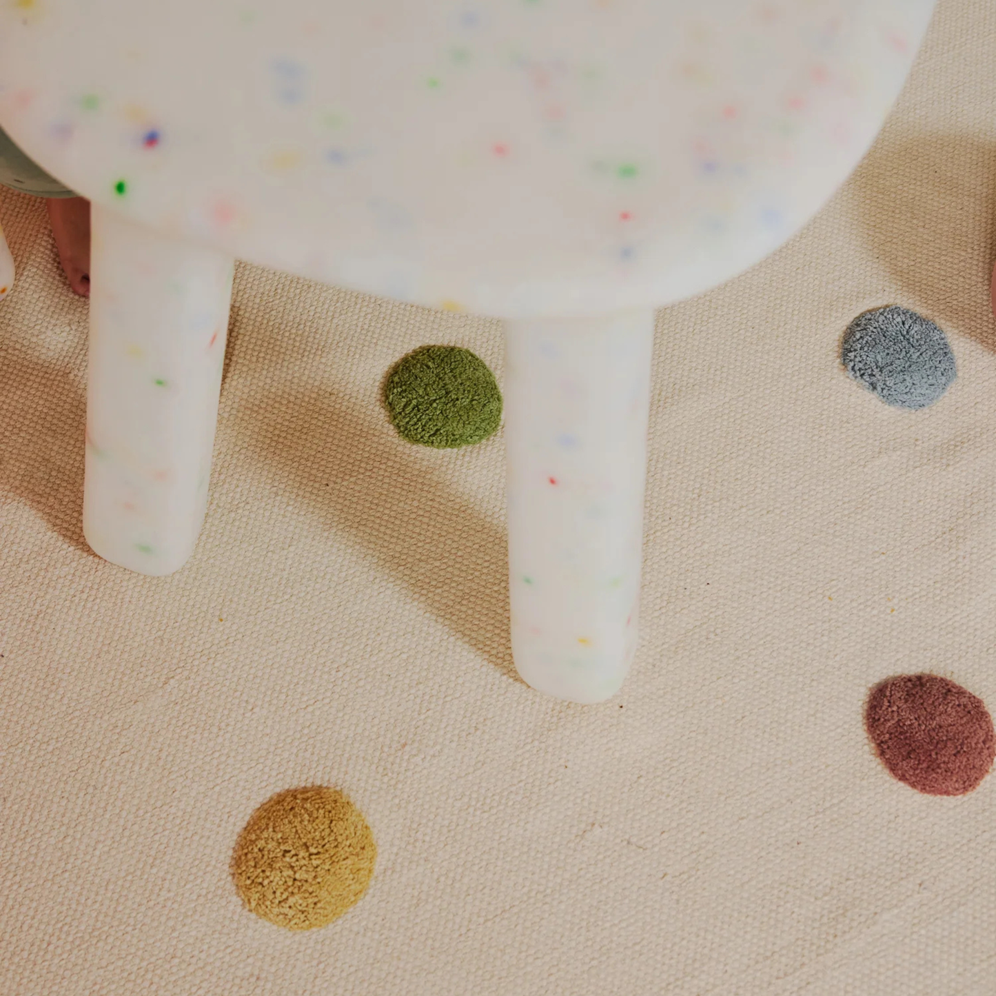 Washable Organic Cotton Cut Pile Rug - Pebble Neutral