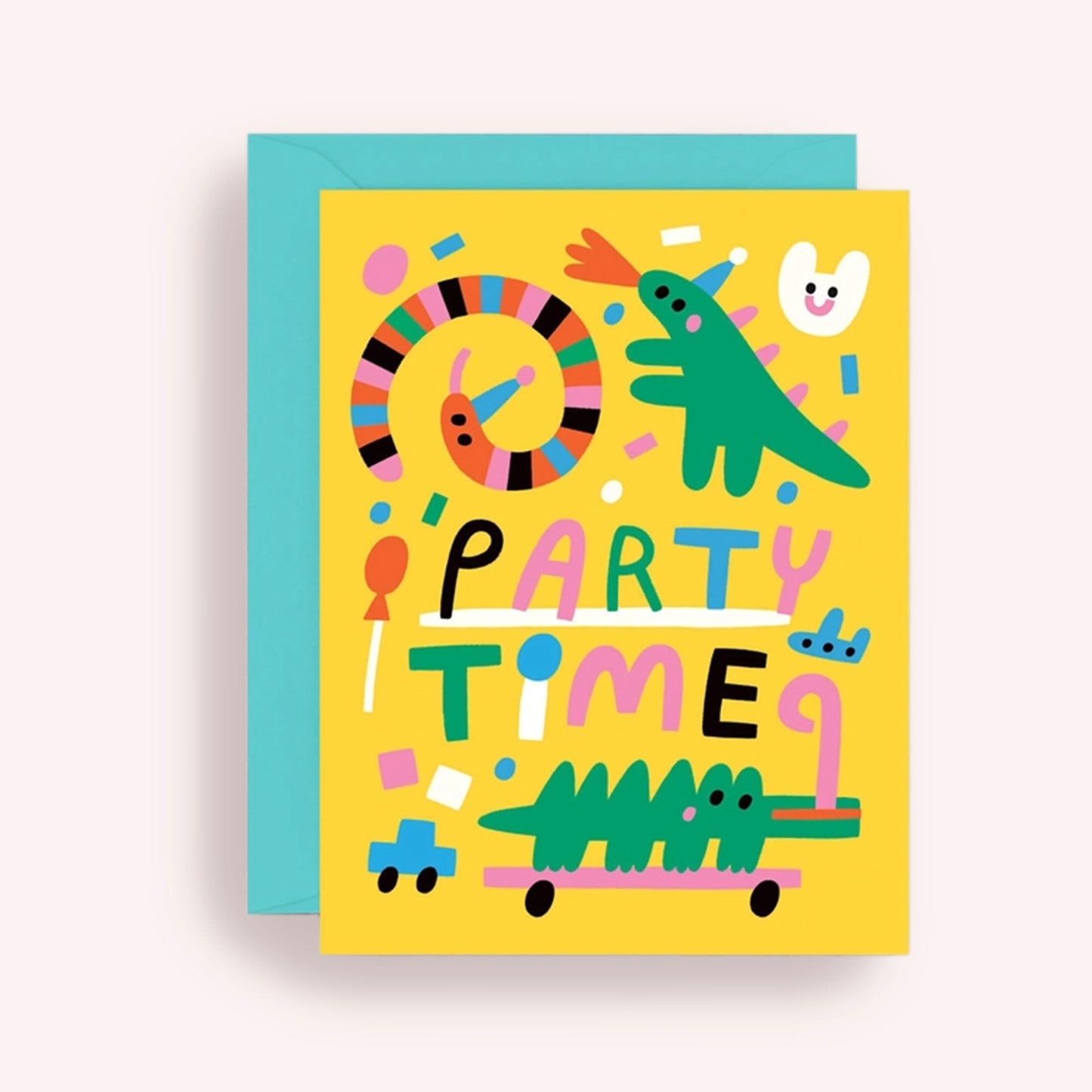 Birthday Card - Party Time Animals