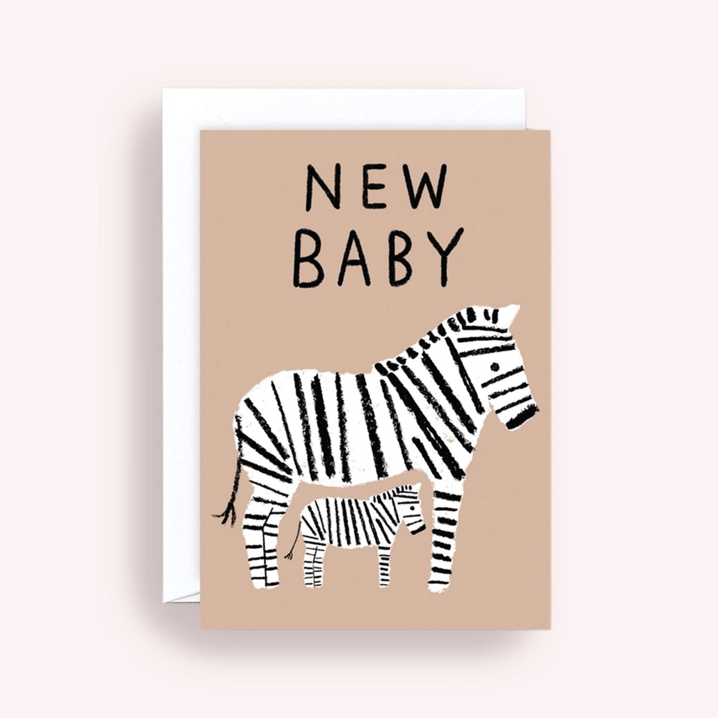 Greeting Card - New Baby Zebra