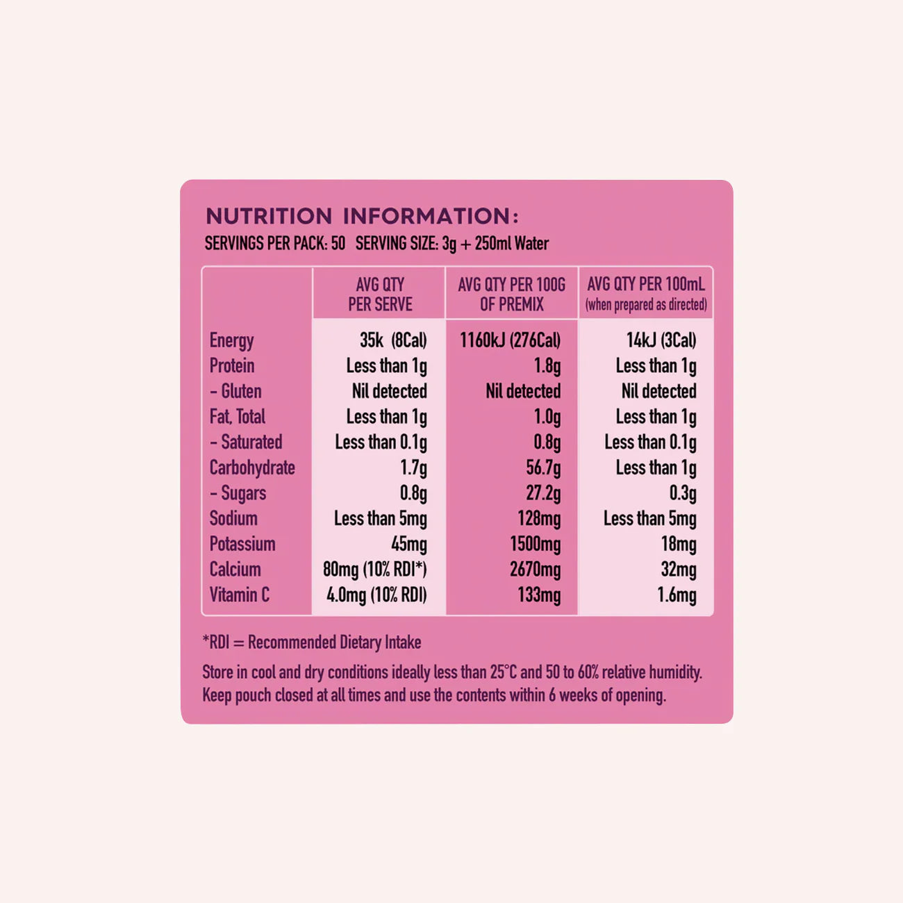 Hydration Powder - Mixed Berry & Coconut Blend