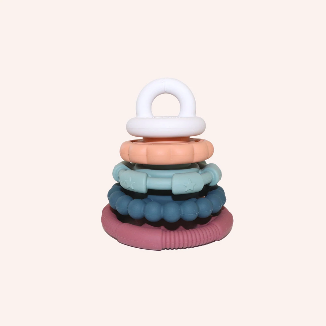 Rainbow Stacker and Teether Toy - Earth
