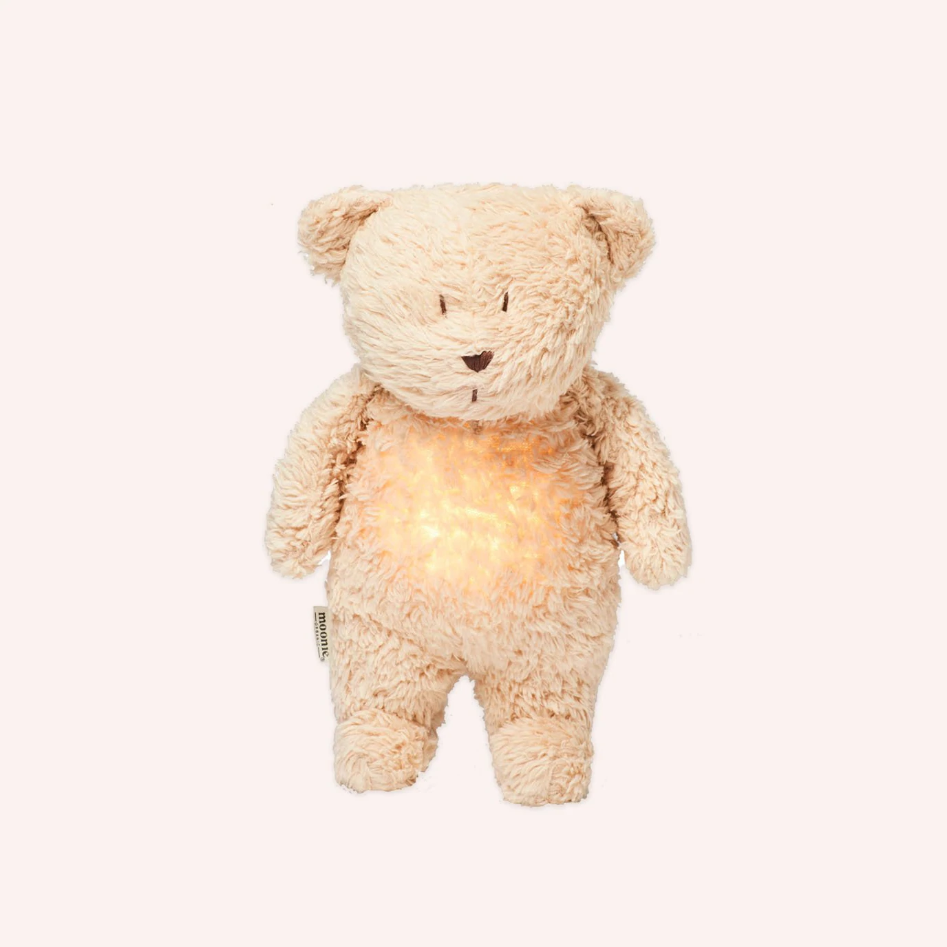 Organic Humming Bear With Lamp - Sand