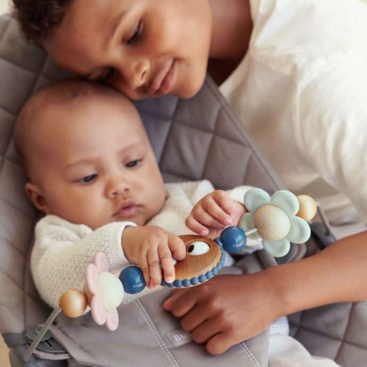 Toy For Bouncer - Googly Eyes Pastels