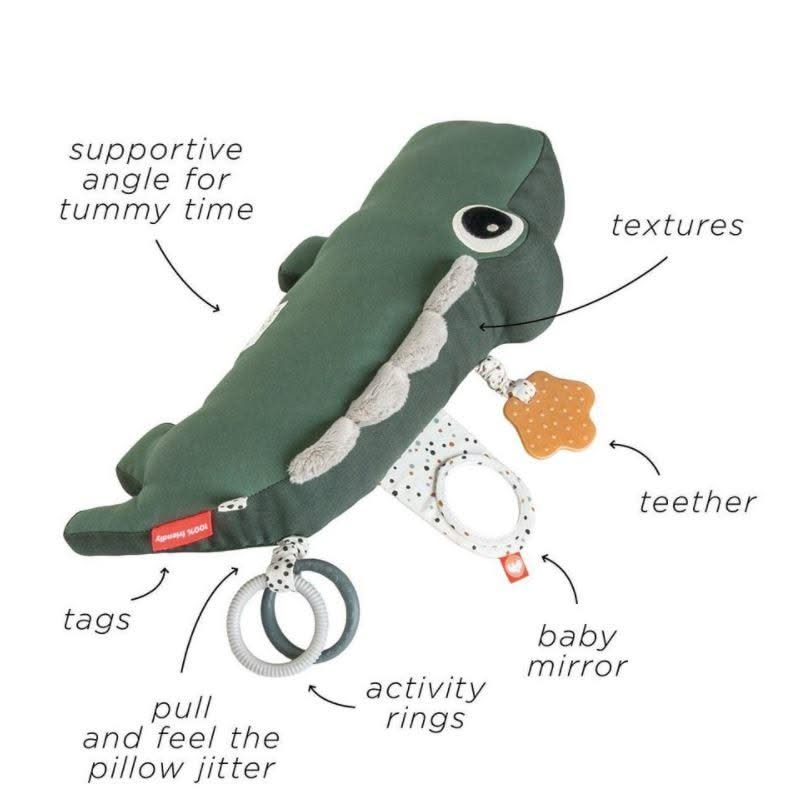Tummy Time Activity Toy Croco - Green