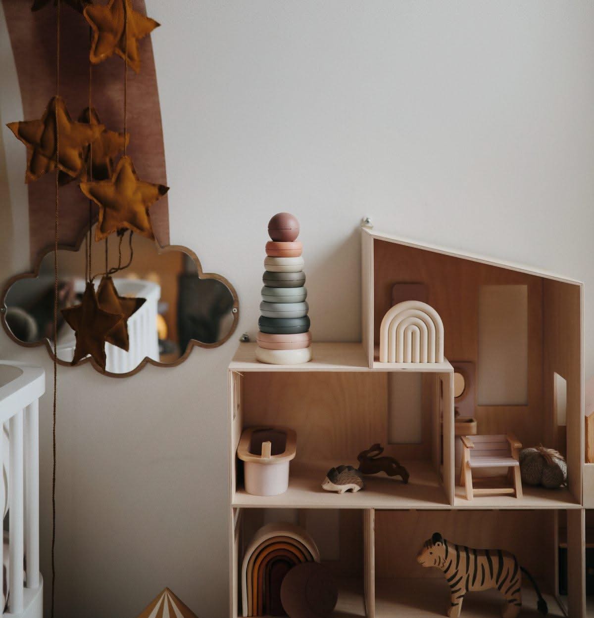 Stacking Rings Toy - Rustic