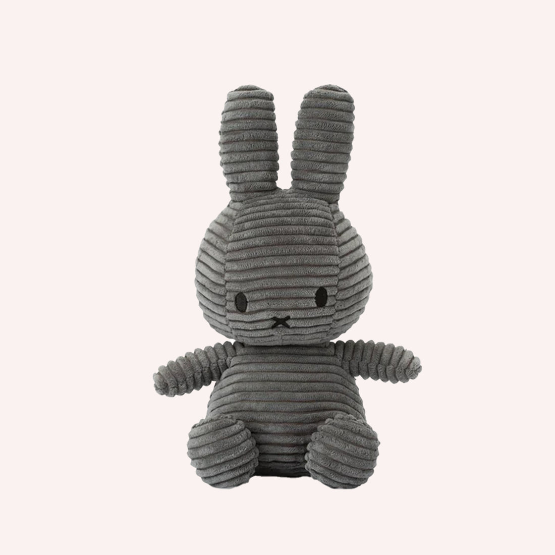 Miffy Corduroy Plush - Grey (23 cm)