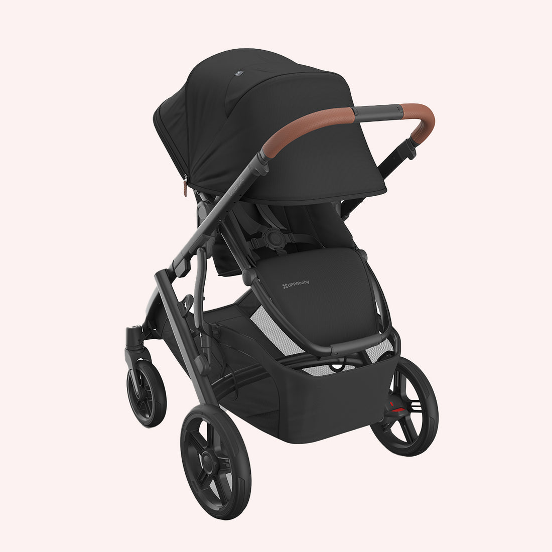 uppababy vista v2 without bassinet UPPAbaby VISTA V3 Pram - Charcoal/Saddle (Nori) by UPPAbaby