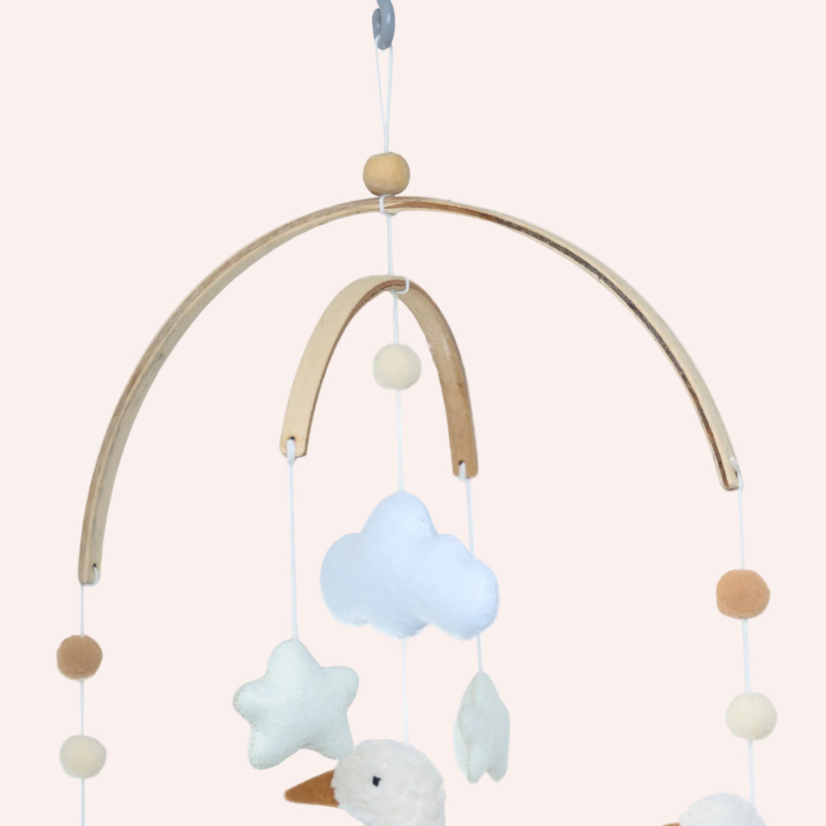 Baby Mobile - Three Little Ducks - Blue