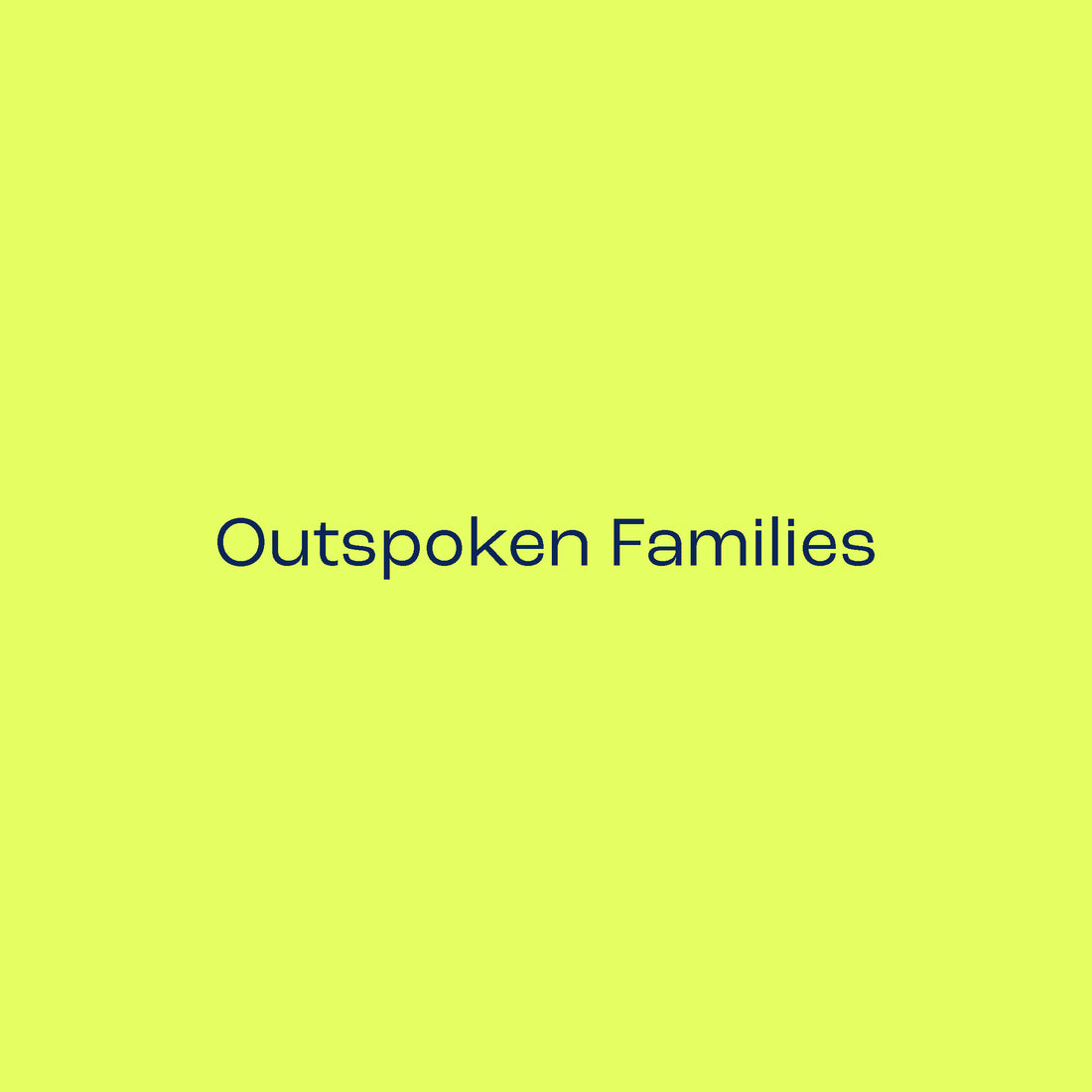 Outspoken Families: A resource kit for rainbow families