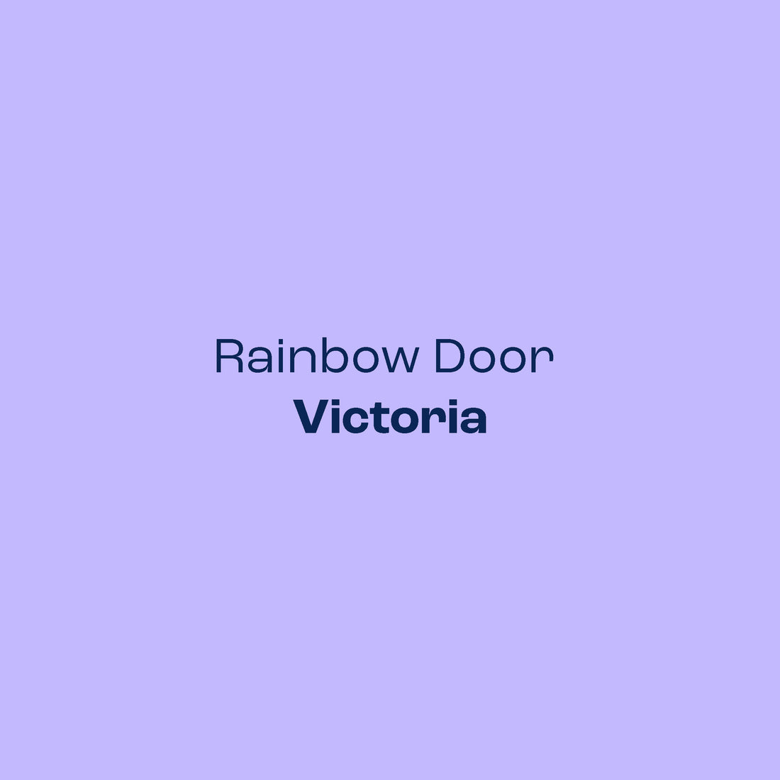 Rainbow Door by Switchboard