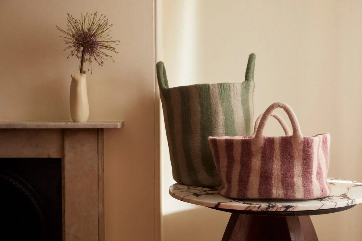 Small Toy Basket - Red