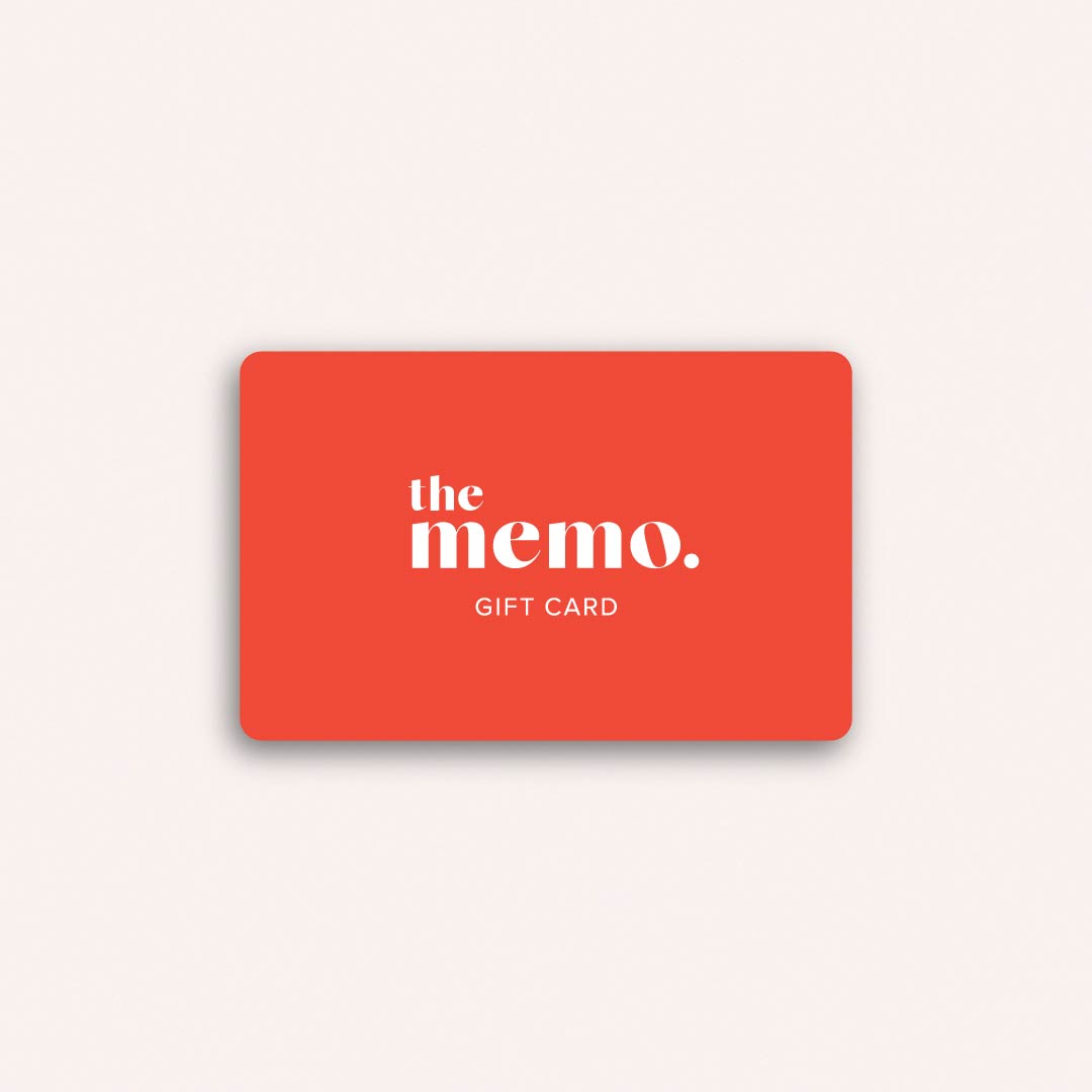 The Memo Gift Card