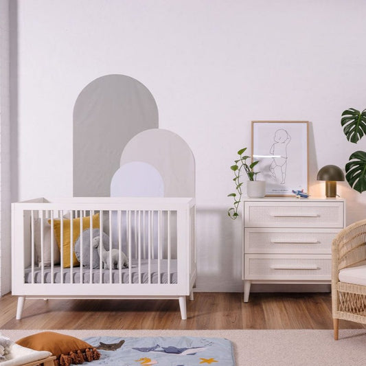 Kaya Complete Nursery Bundle - White