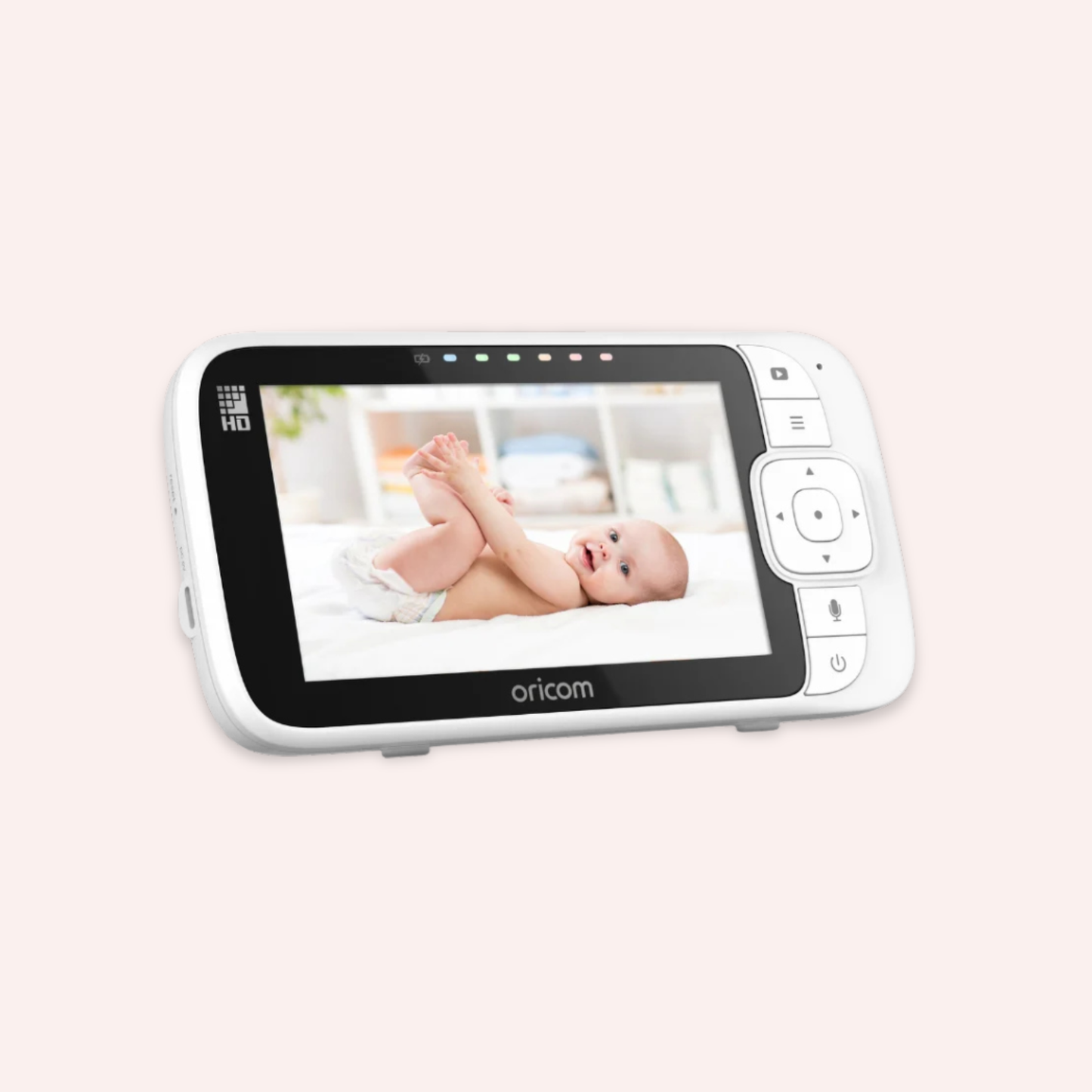 5" Smart HD Nursery Pal Glow+ Baby Monitor - White