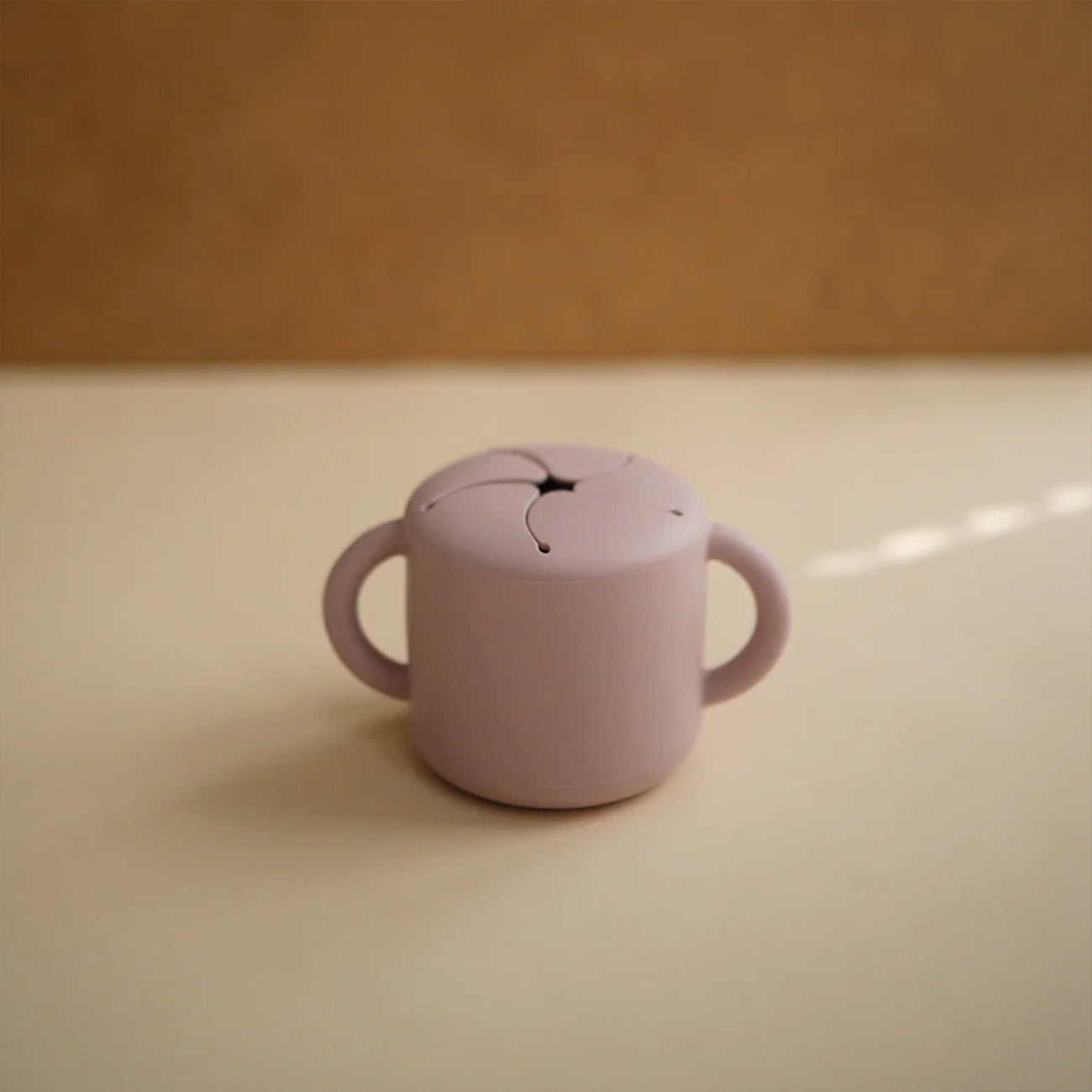 Mushie Silicone Snack Cup - Soft Lilac