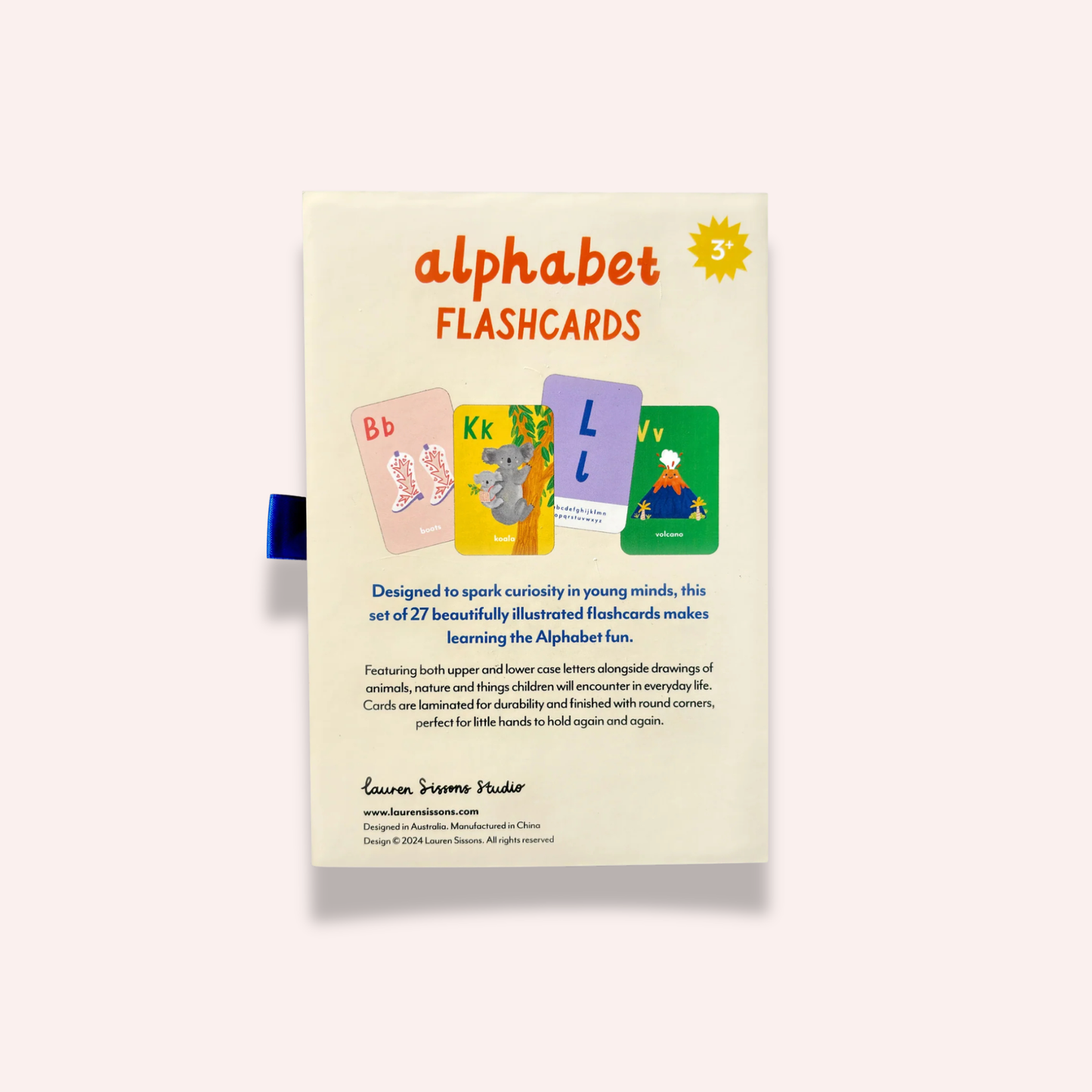 A-Z Illustrated Alphabet Flashcards