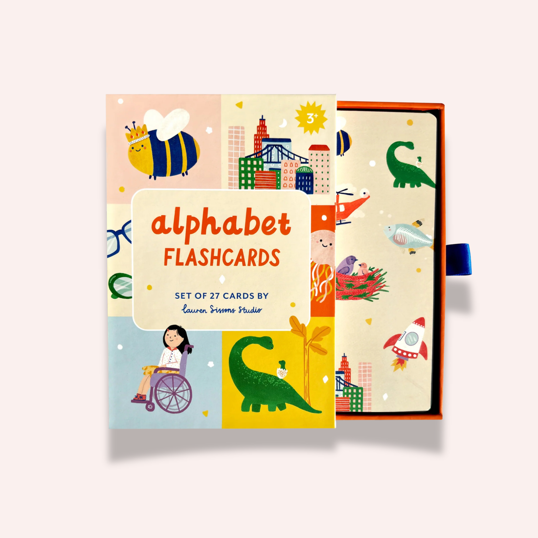 A-Z Illustrated Alphabet Flashcards
