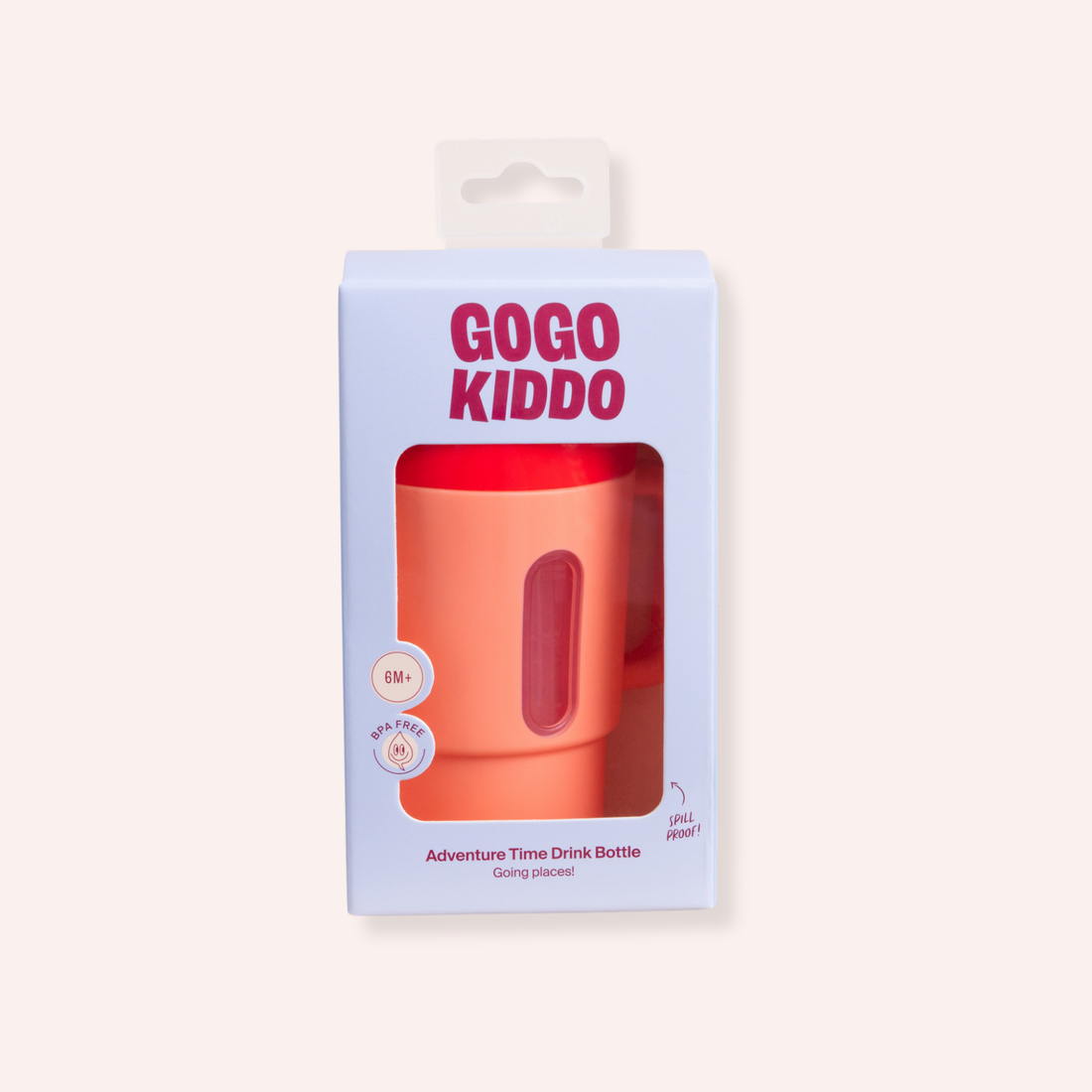 Adventure Time Drink Bottle - Croissant Peach