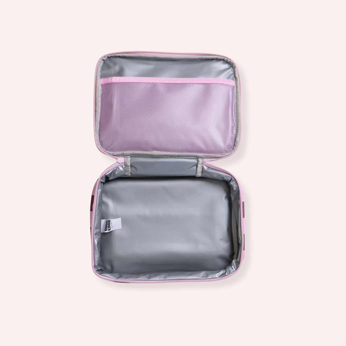 Adventure Time Insulated Lunch Bag - Lilac Check