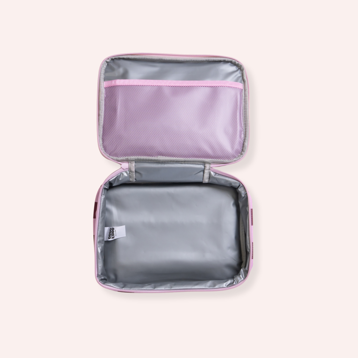 Adventure Time Insulated Lunch Bag - Lilac Check