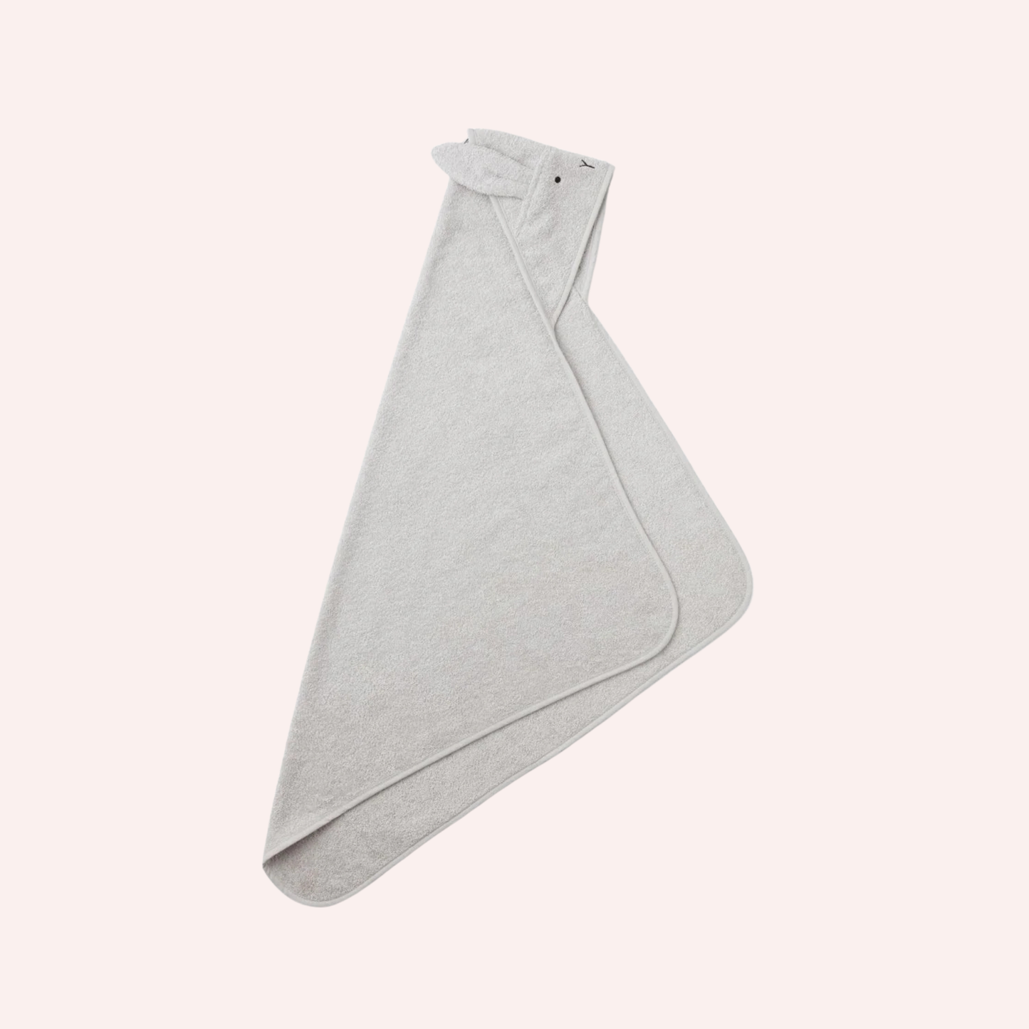 Albert Hooded Baby Towel - Rabbit Dumbo Grey