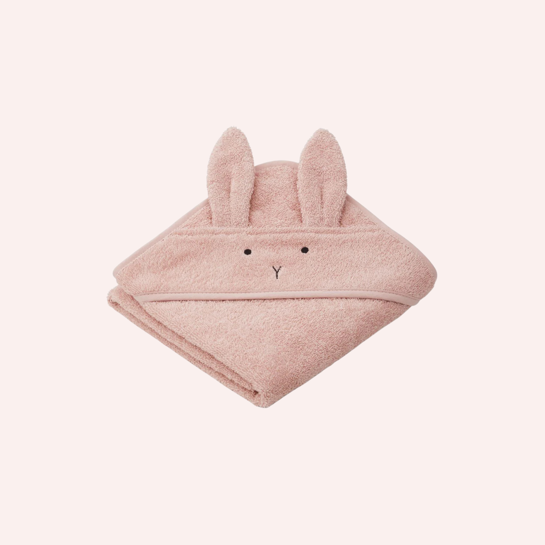 Albert Hooded Baby Towel - Rabbit Rose