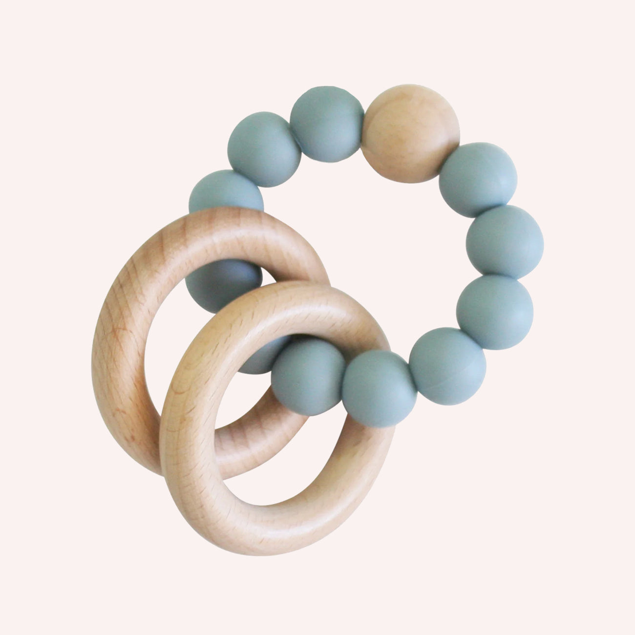 Silicone & Beechwood Teether - Ether