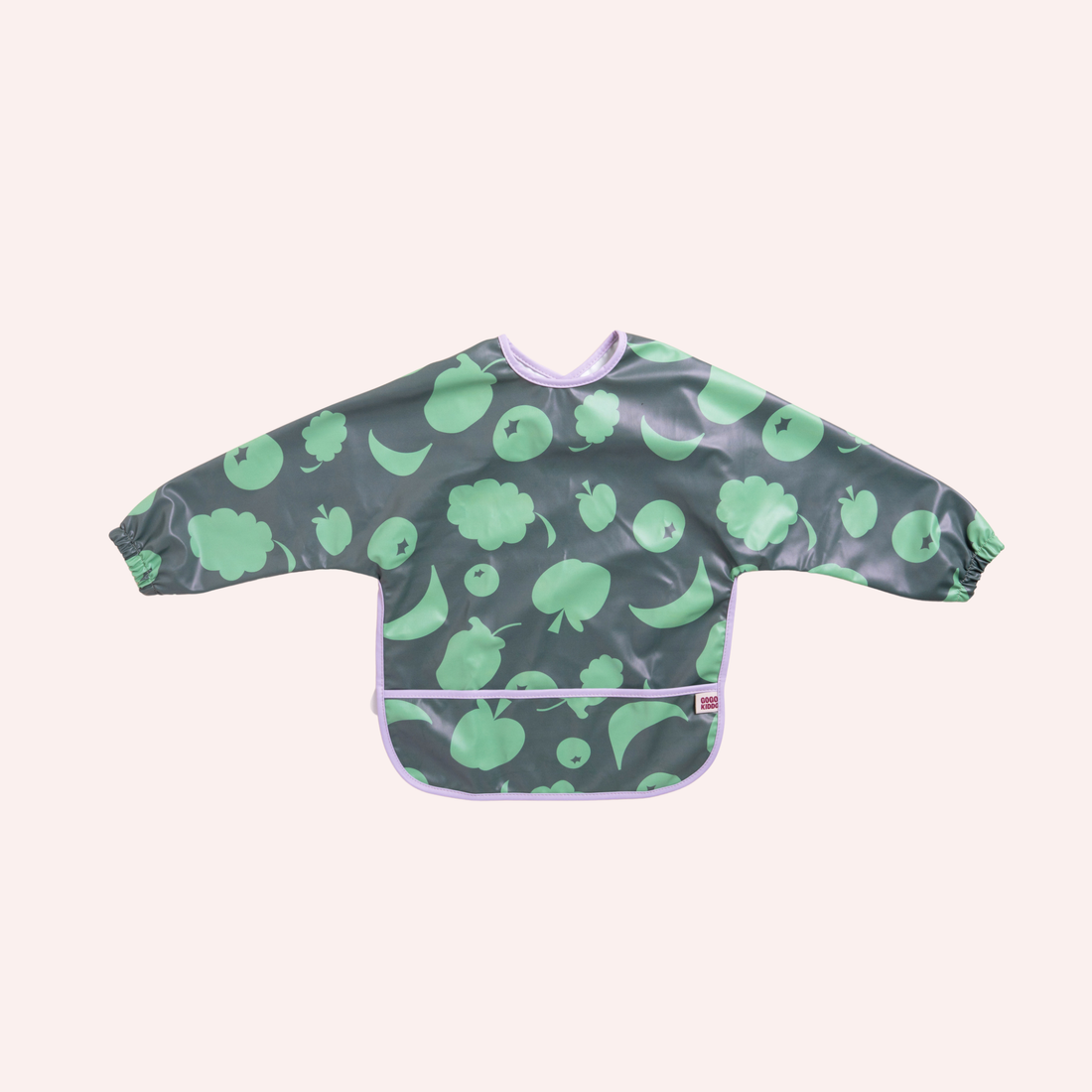 All-Covered Smock Bib - Fruit Salad Green