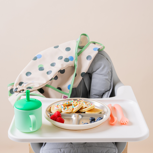 Fun Firsts Silicone Straw Cup - Broc Rock Green