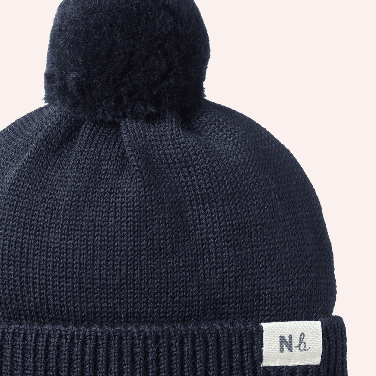 Alpine Pom Pom Beanie - Navy