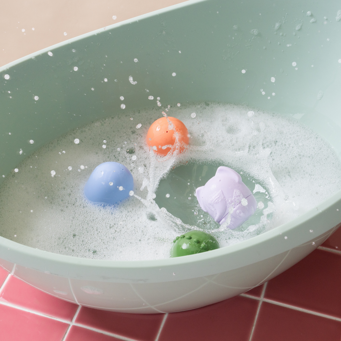 Very Fun Animal Party Bath Toy Set