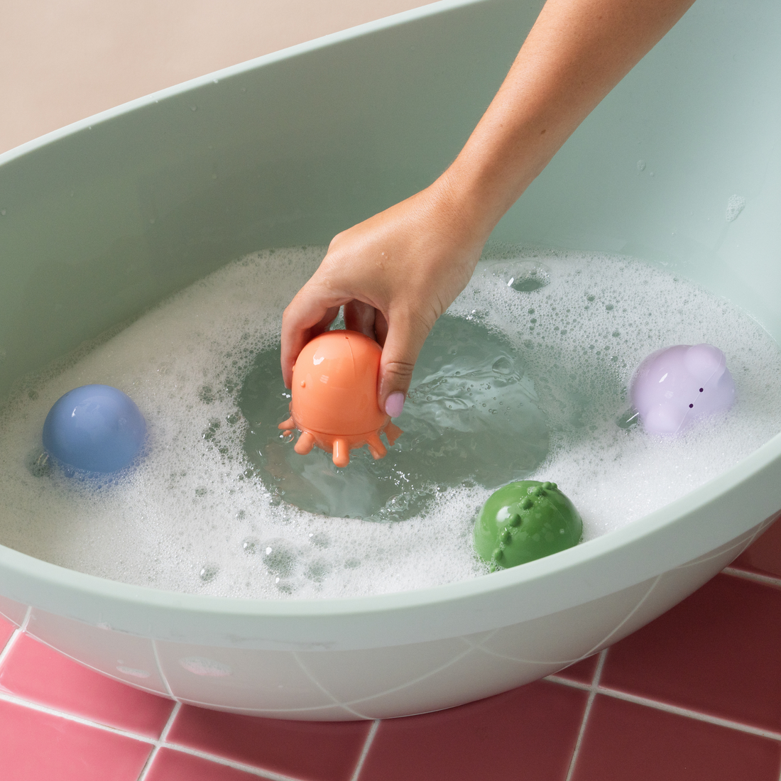 Very Fun Animal Party Bath Toy Set