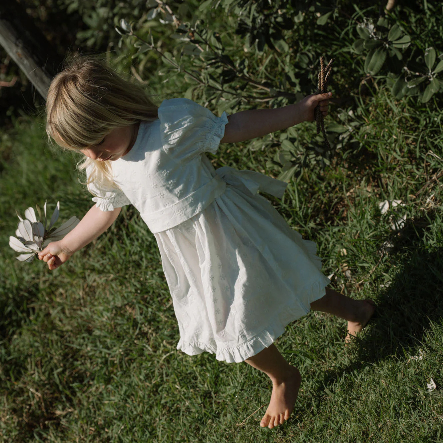Annabelle Dress - Ivory Flora