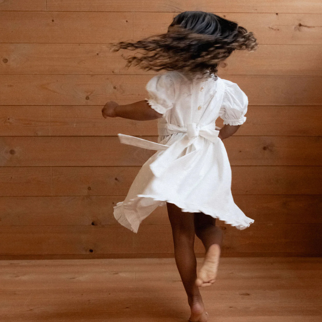 Annabelle Dress - Ivory Flora