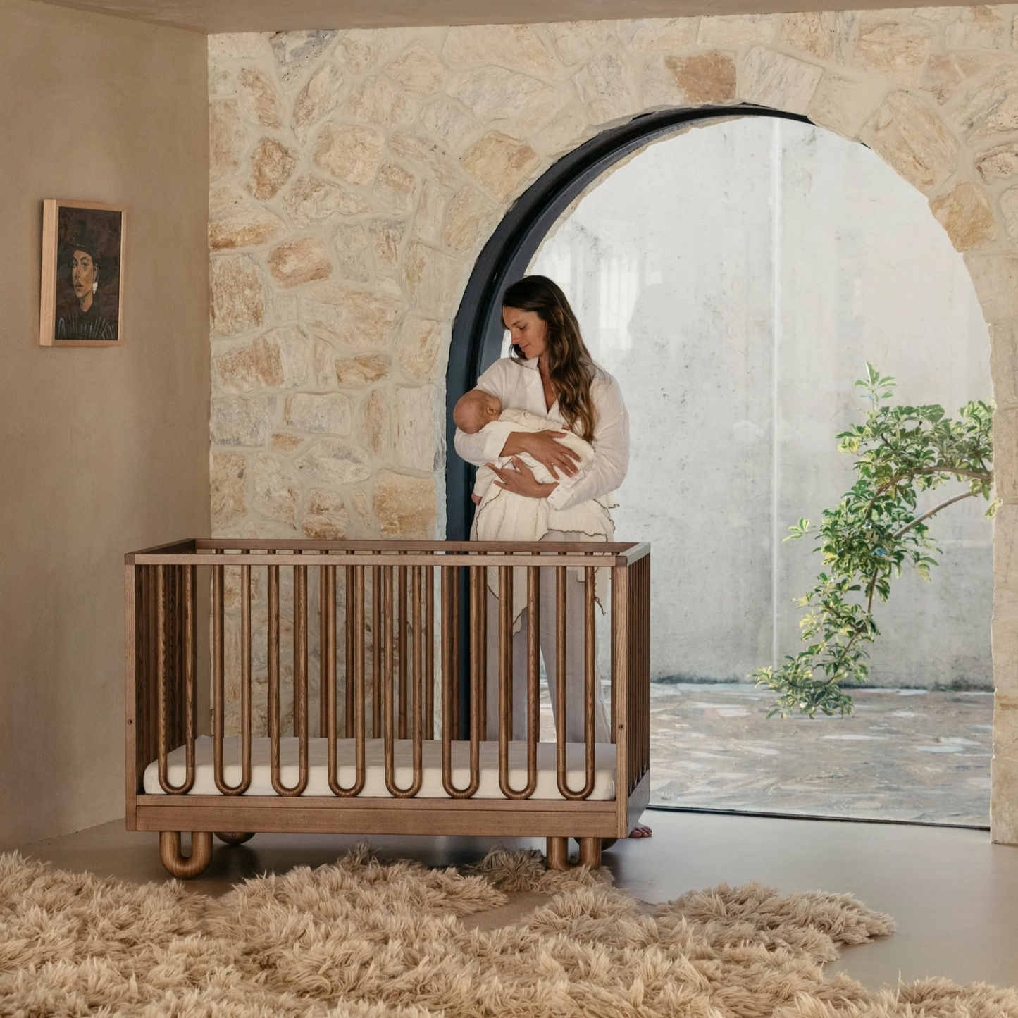 Arche Cot - Walnut