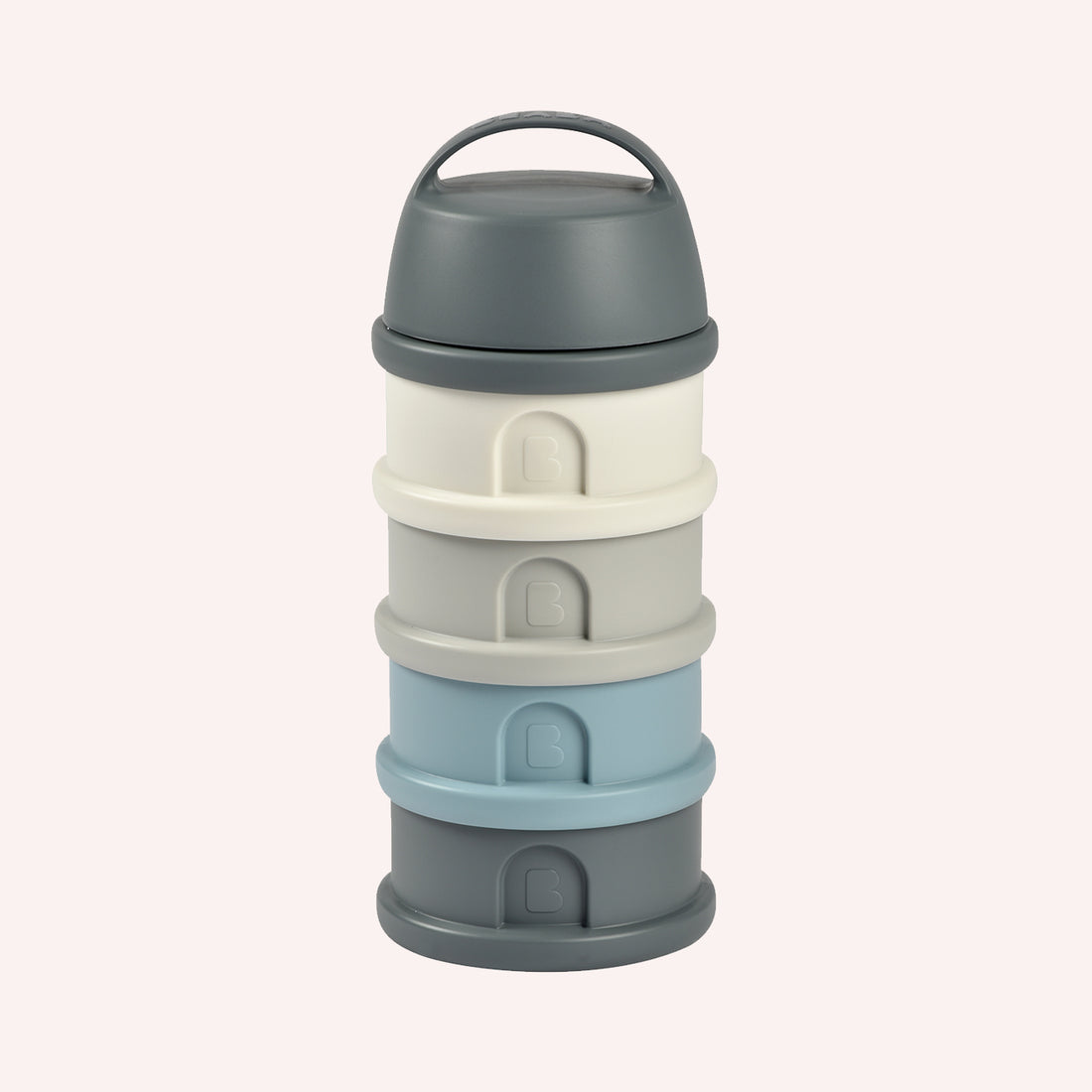 Beaba - Formula & Snack Container - Mineral Grey/Blue