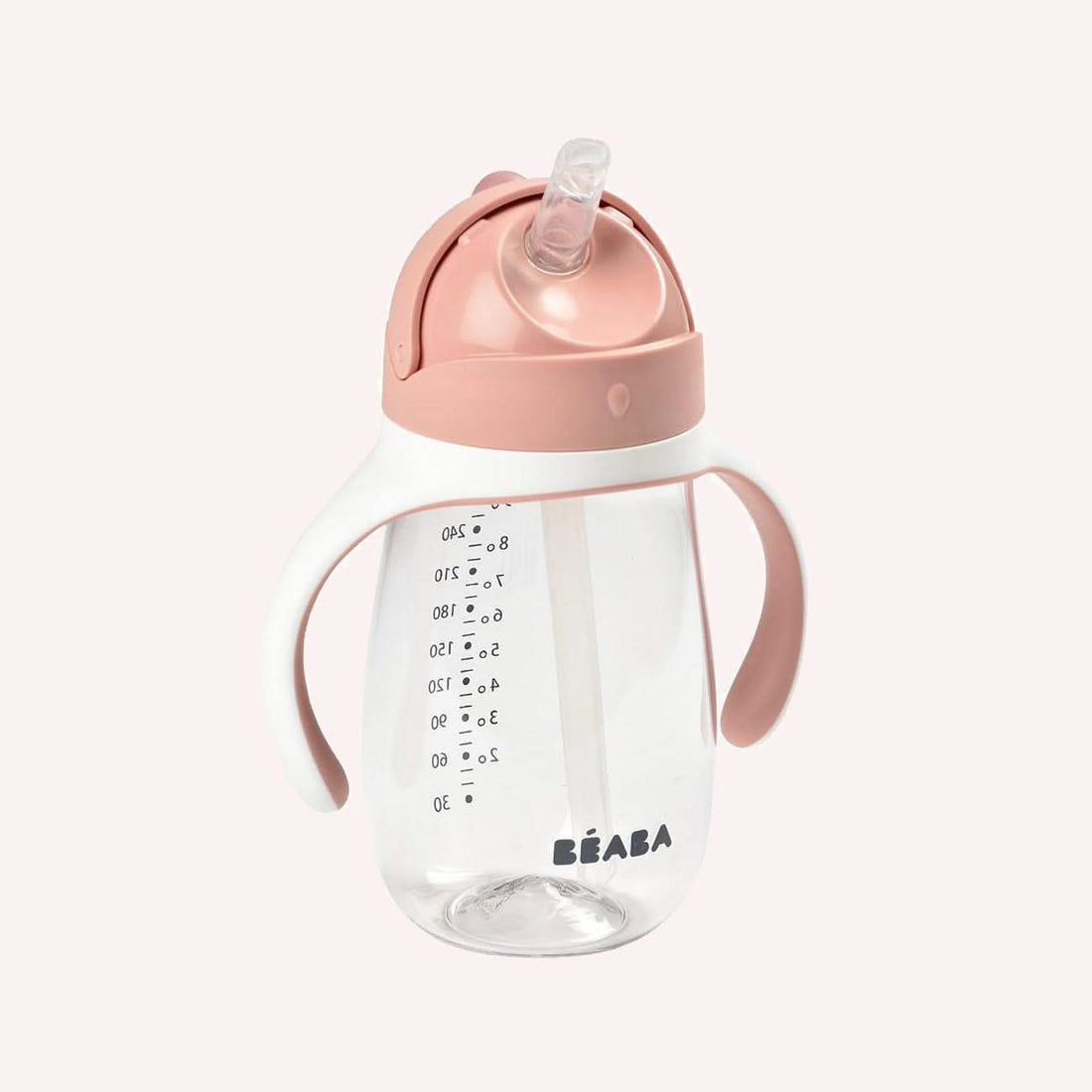 Beaba - Straw Cup - 300ml - Vintage Pink