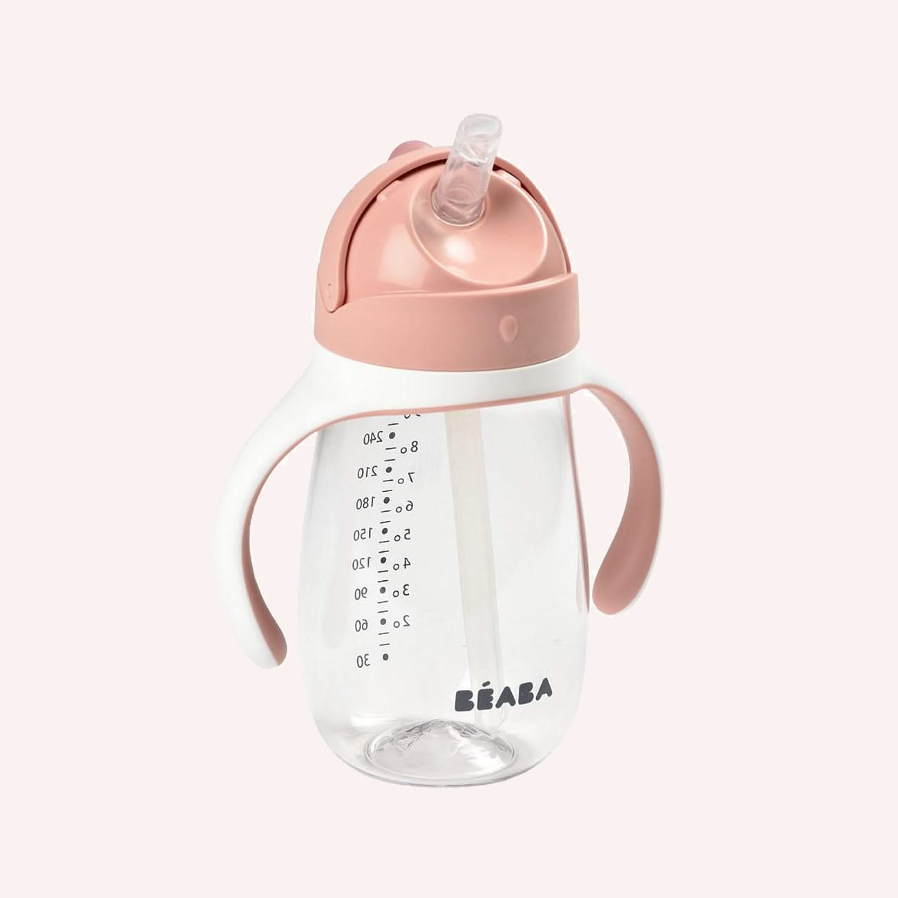 Beaba - Straw Cup - 300ml - Vintage Pink