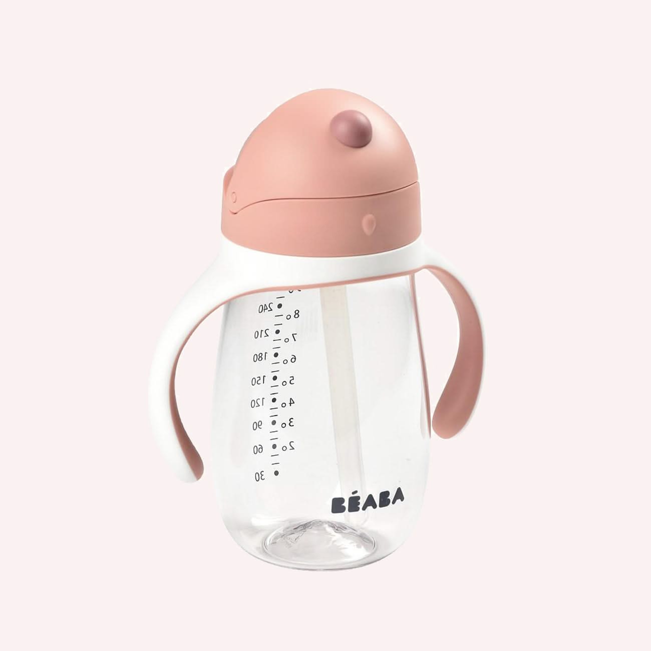 Beaba - Straw Cup - 300ml - Vintage Pink