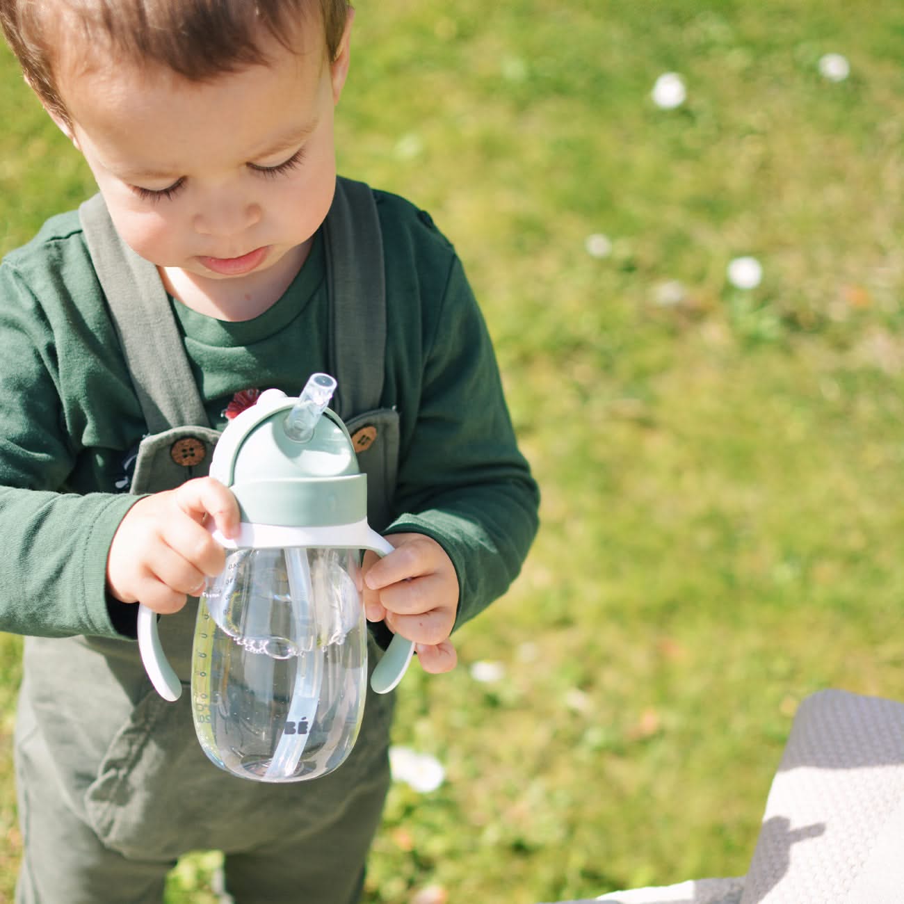 Beaba - Straw Cup - 300ml - Sage Green