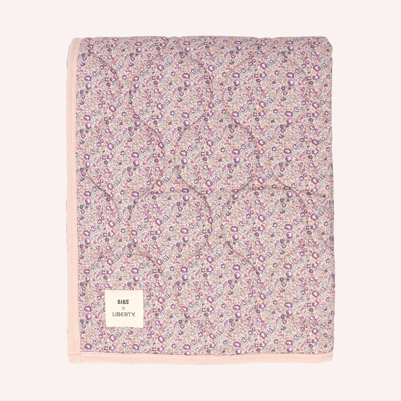 BIBS x Liberty Quilted Blanket - Eloise Blush