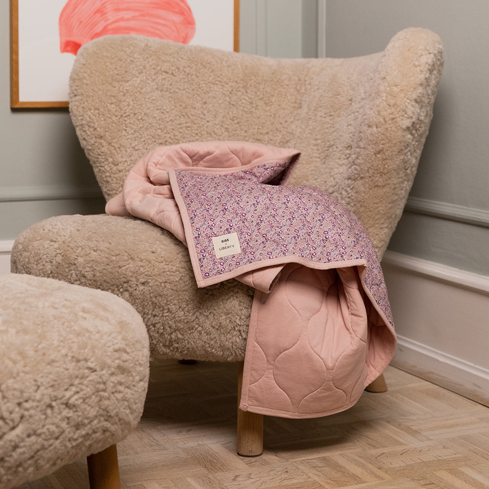 BIBS x Liberty Quilted Blanket - Eloise Blush