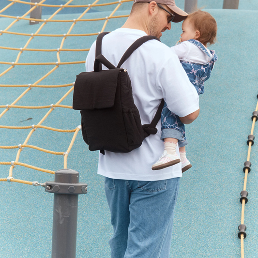 Baby Backpack - Licorice Black