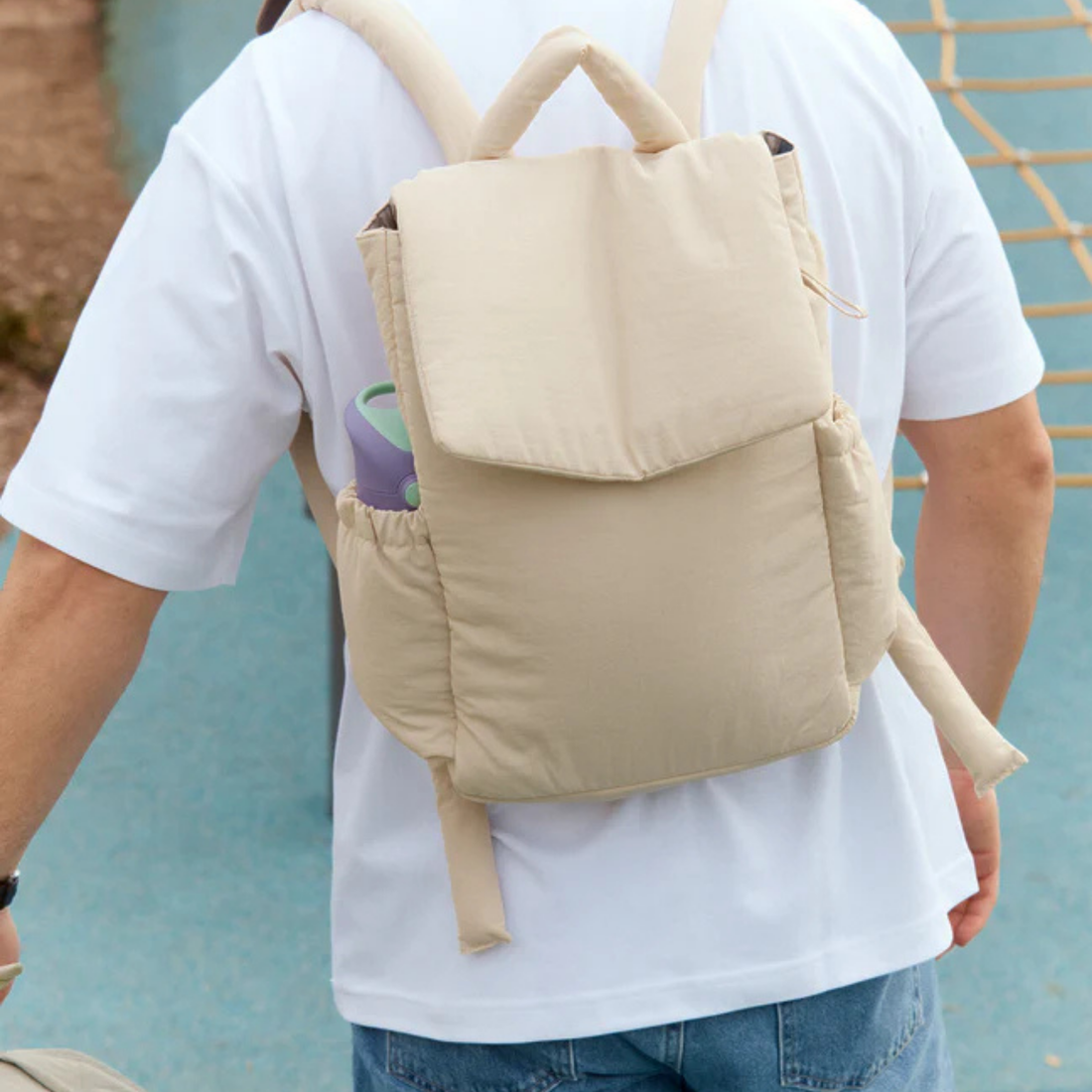 Baby Backpack - Milk Cream