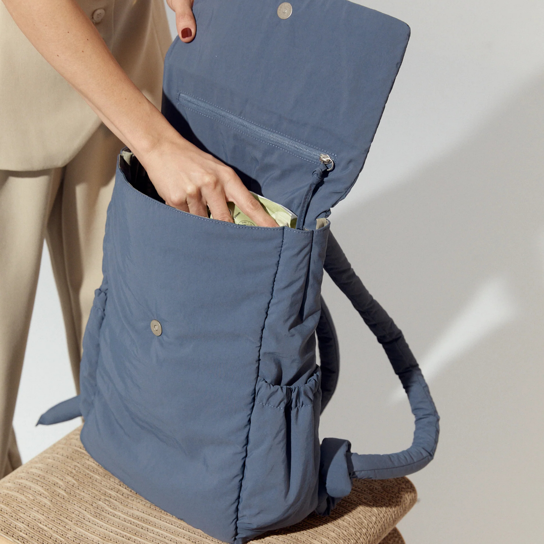 Baby Backpack - Slate Blue